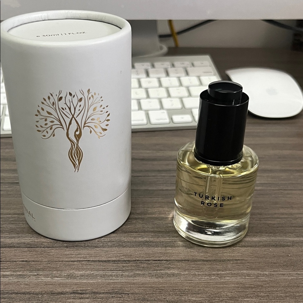 Turkish Rose Body Oil by - Black and Gold